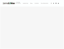 Tablet Screenshot of jaimelokier.com